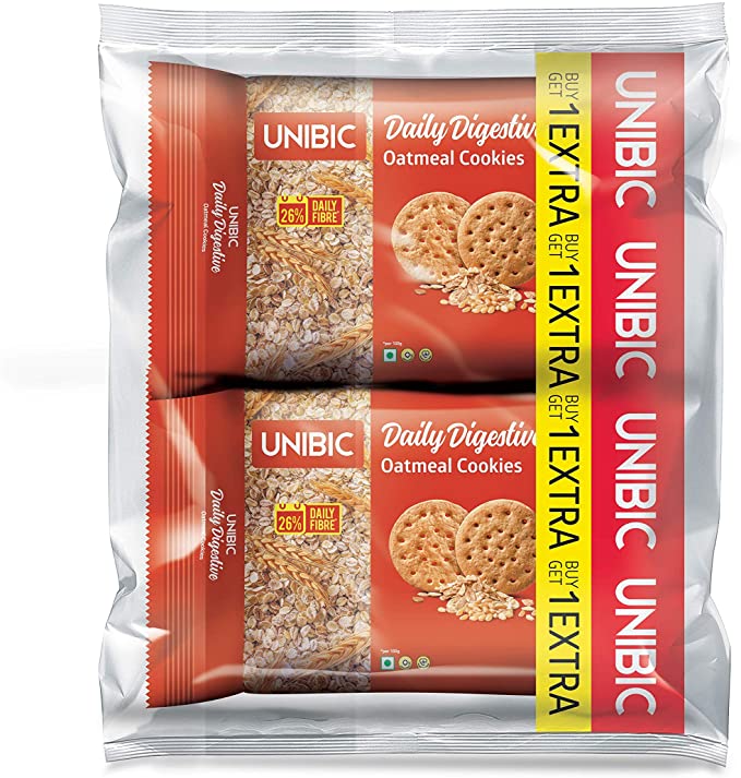 UNIBIC OATMEAL DIGESTIVE BISCUITS (BUY 1 GET 1 FREE) (1.00UNIT)