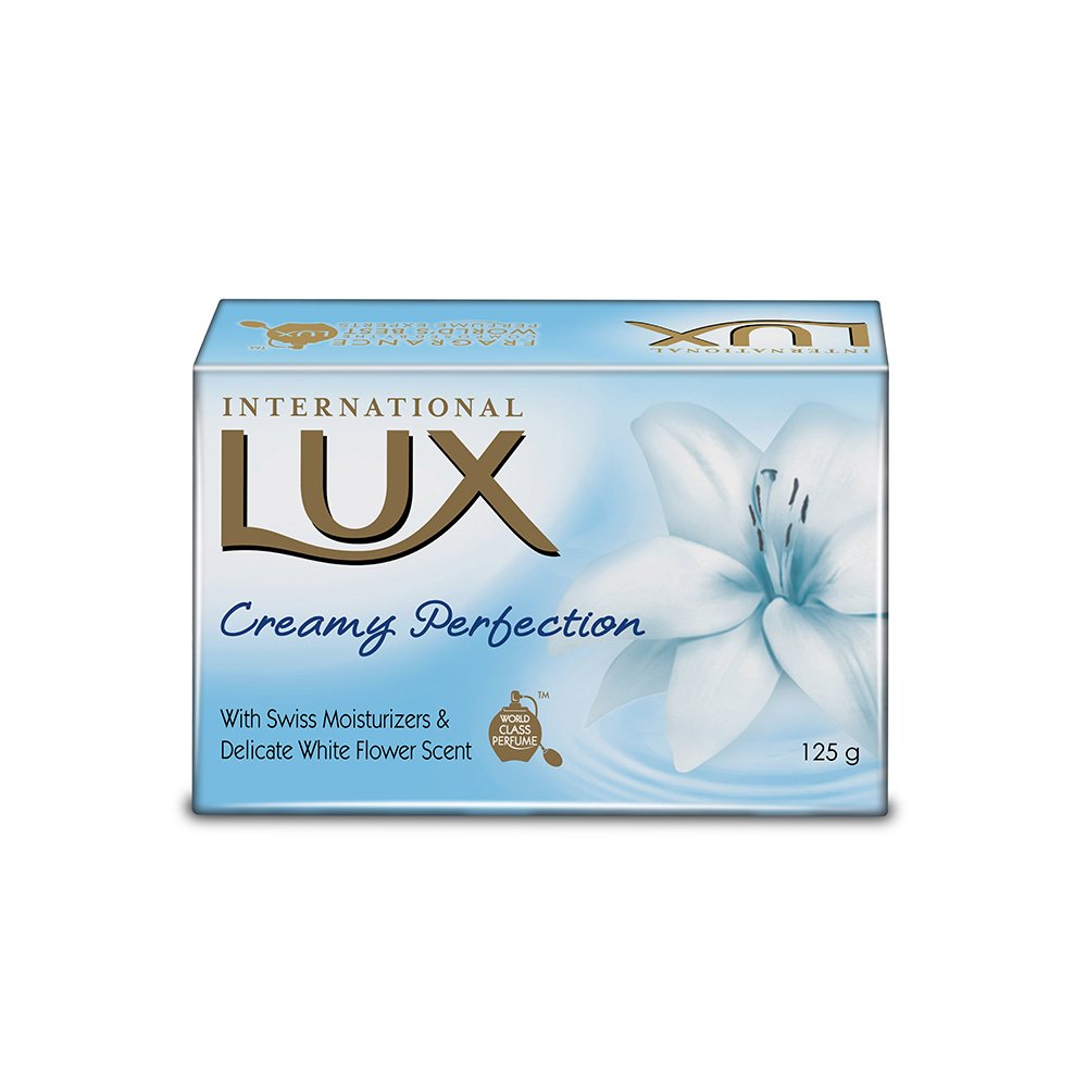 LUX INTERNATIONAL CREAMY WHITE SOAP (125 GM)