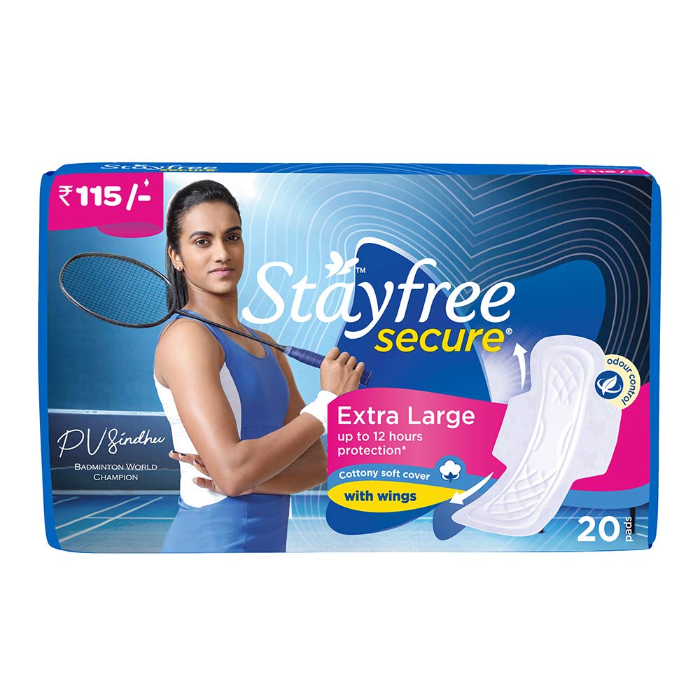 STAYFREE SECURE XTRA LARGE (20PADS) (1.00PKT)