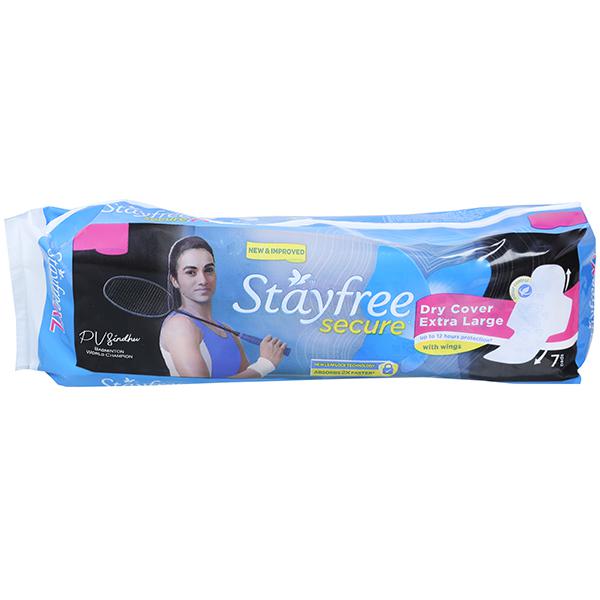 STAYFREE SECURE XTRA LARGE (7PADS) (1.00PKT)