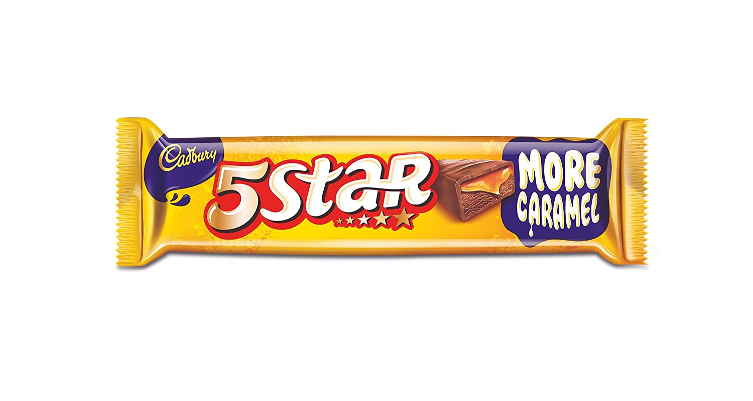 Cadbury 5 Star Chocolate – More Caramel (40.00gm)