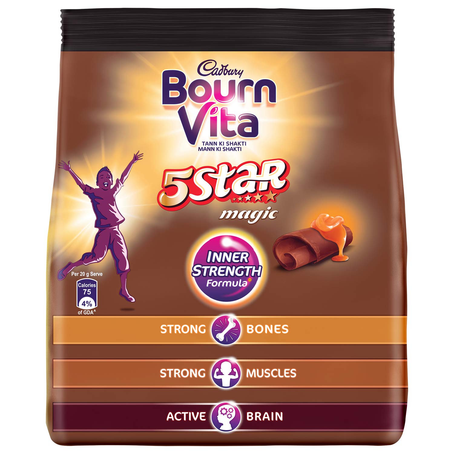 Cadbury Bournvita 5 Star Magic Health Drink 500 g refill pack. (500.00gm)