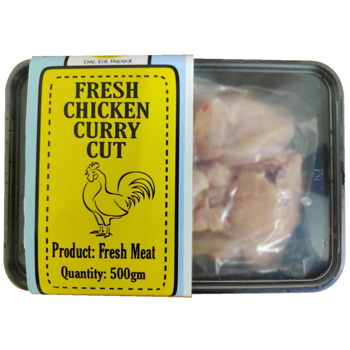 CHICKEN CURRY CUT(WITHOUT SKIN) (500gm)