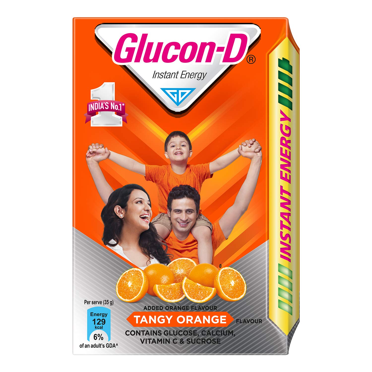 Glucon-D Instant Energy Health Drink Tangy Orange (1.00Kg)