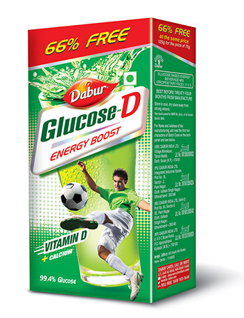 Dabur Glucose-D 66% Free (75.00gm)