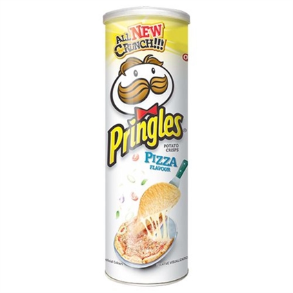 Pringles Potato Crisps – Pizza Flavour. (107.00gm)