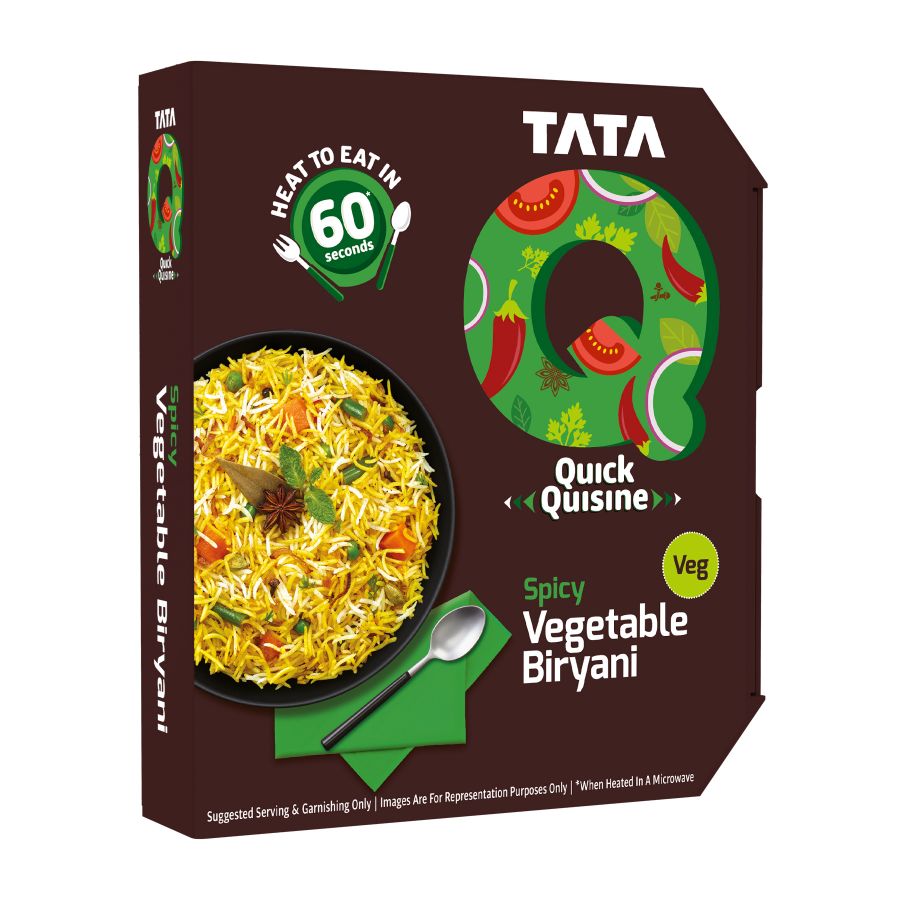 TATA Q Spicy Vegetable Biryani (330.00gm)