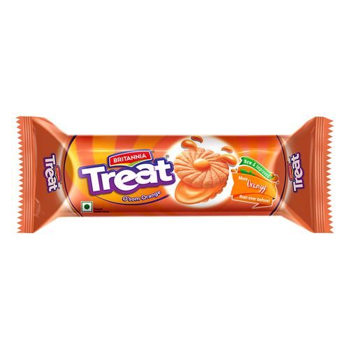 Britannia Treat O’som Orange Cream Biscuit