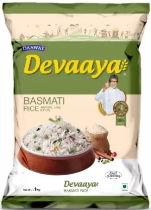 Daawat Devaaya Basmati Rice (Medium Grain)  (1 kg)