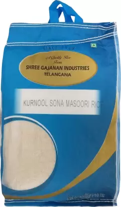 Shree Gajanan Industries Kurnool Sona Masoori Rice  (10 kg)