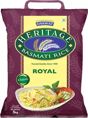 Heritage Royal Basmati Rice (Long Grain)  (5 kg)
