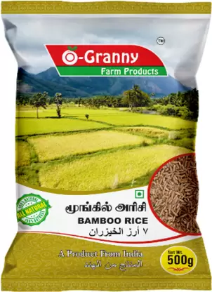Ogranny Farm Products Brown Bamboo Seed Rice  (0.5 kg)