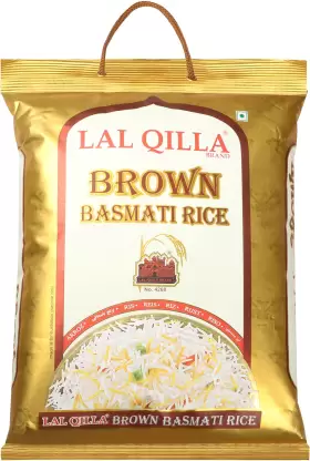LAL QILLA Brown Basmati Rice 5Kg – Gluten free Brown Basmati Rice  (5 kg)