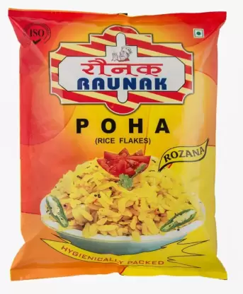 Raunak Everyday Poha (Flatened Rice/ Atukulu), 1Kg Poha (Medium Grain)  (1 kg)