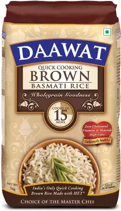 Daawat Brown Brown Basmati Rice  (1 kg)