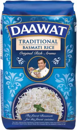 Daawat Traditional Basmati Rice (Long Grain)  (1 kg)
