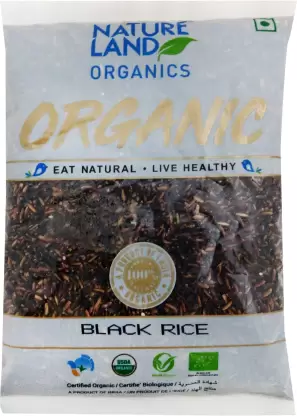 Natureland Organics Black Basmati Rice  (0.5 kg)