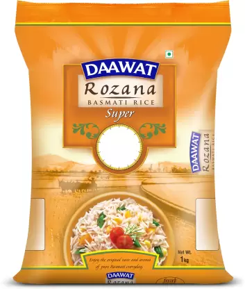 Daawat Rozana Super Basmati Rice  (1 kg)
