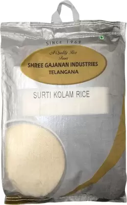 Shree Gajanan Industries Surti Kolam Rice  (10 kg)
