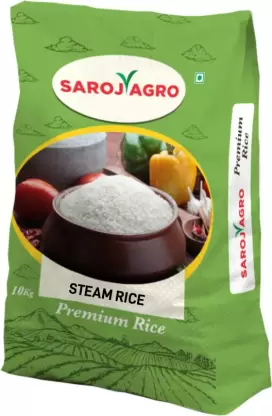 Saroj Agro Premium Sona Masoori Rice (Steam)  (10 kg)
